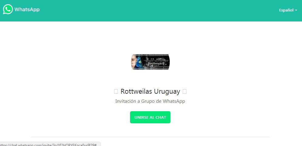 RottweilasUY's tweet photo. La persona que se quiera unir a nuestro grupo de whatsapp entre a este link
https://t.co/imSo0zU3lJ https://t.co/Qh2SqOY1Yx