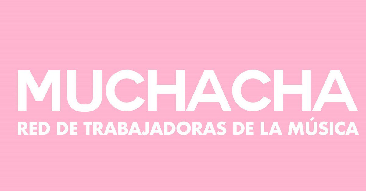 redmuchacha's tweet photo. ¡Hola!

Somos MUCHACHA, una nueva red de trabajadoras de la música. Puedes encontrar más información sobre nosotras en https://t.co/AU777LI2IW. https://t.co/wtWmRhY0vp