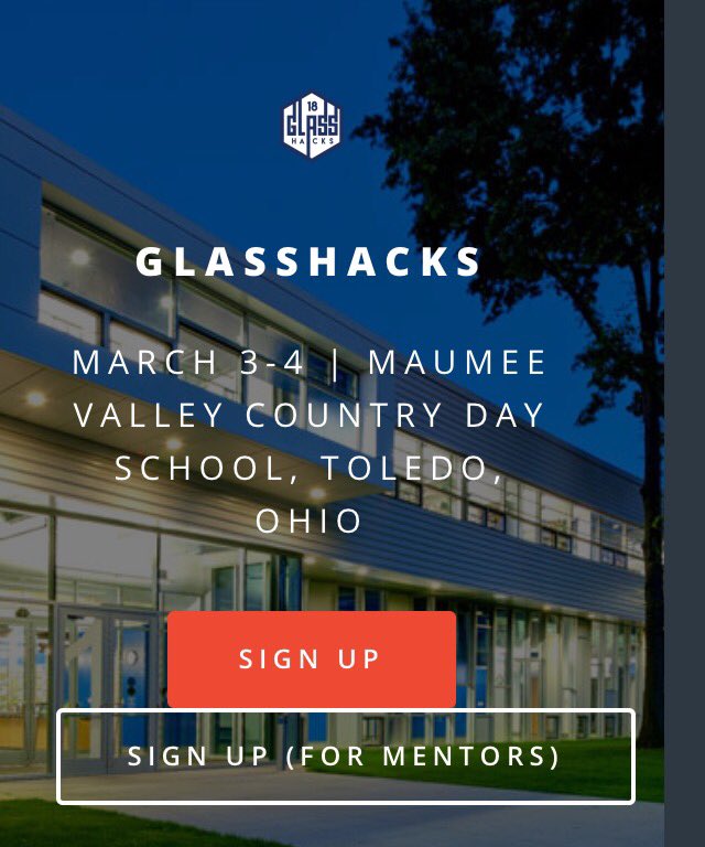 Tech_Toledo's tweet photo. #GlassHacks, hackathon for high schoolers at @MaumeeValley Mar 3-4, is looking for mentors.

What mentors do: https://t.co/7zSCID6EPz

See also https://t.co/gmtfGi4PM7 @Glass_Hacks https://t.co/7Pwo2CfytU
