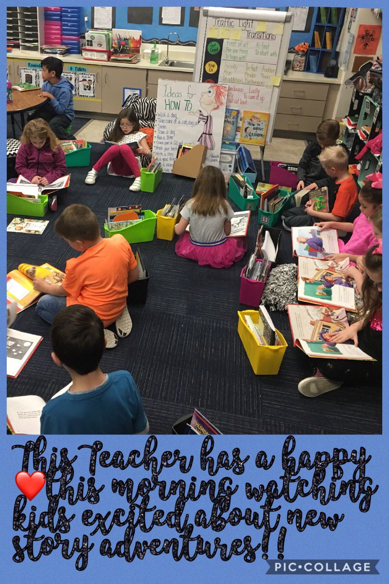 OCTWeston's tweet photo. Teacher proud!!  Students excited about new books and story adventures!! https://t.co/6178VobnAu