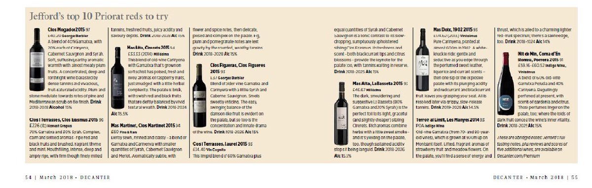[...]”Jefford’s top 10 Priorat reds to try”