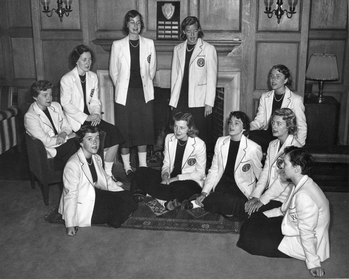 #Tbt to <a href="/tupelos/">wellesley tupelos</a> in 1950. The group had auditions last week, and we can’t wait to hear the tunes they have in store for us! 🎶🎵