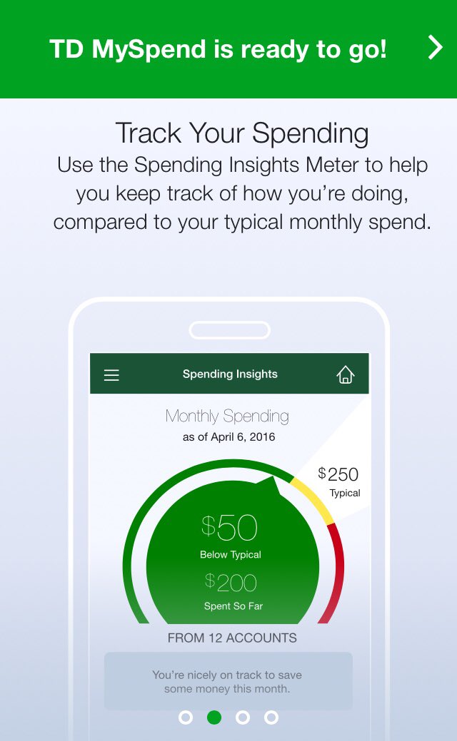 julienabboud's tweet photo. #TDMySpend the App that Helps You Spend , Save and Live Smarter ! Track your Spending , See it as it happens , View Spending by Categories! Drop by our @TD_Canada Bedford Branch to Know more @ChrisBoyling_TD @olliver_td @Janicepdoyle https://t.co/Z3mVtj9Oxd