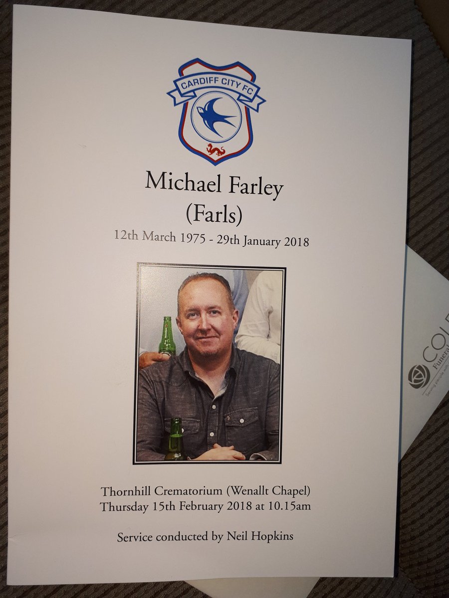 JAYJAY1927's tweet photo. @CardiffCityFC said goodbye to a fellow Bluebird today (with a bit of Everton in him). True gentleman #cantonend Bluebird Family π΅β½οΈ https://t.co/0aTcXX1QdI