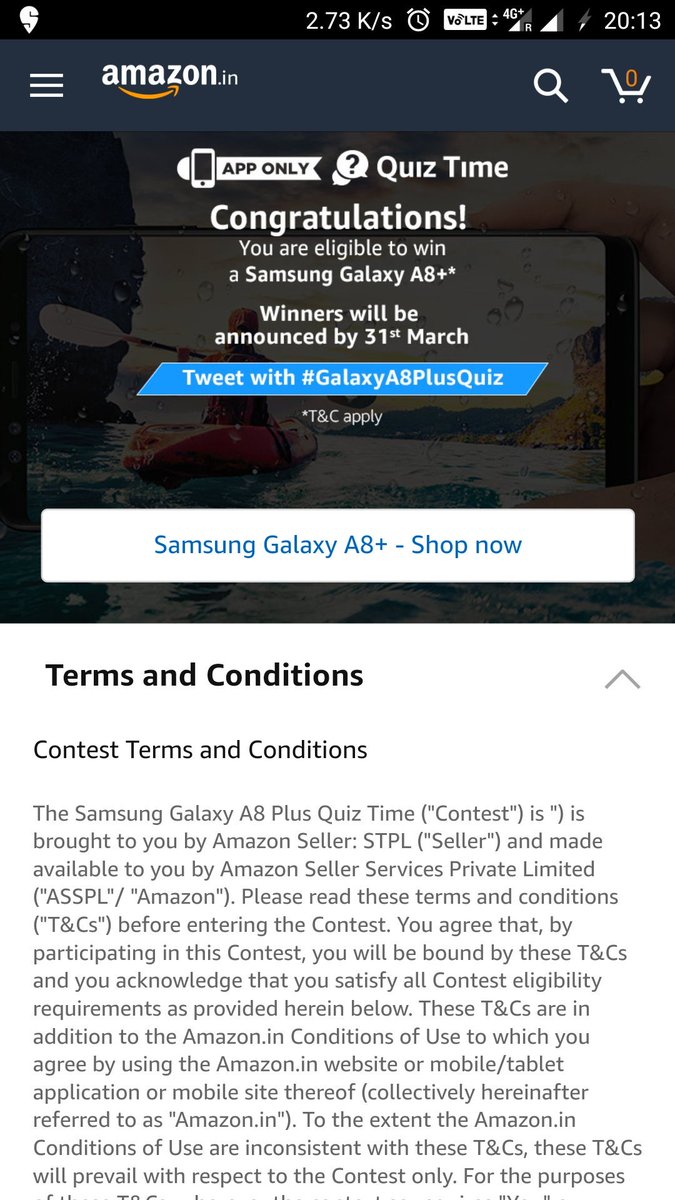 Arshad_MAR's tweet image. #GalaxyA8PlusQuiz
