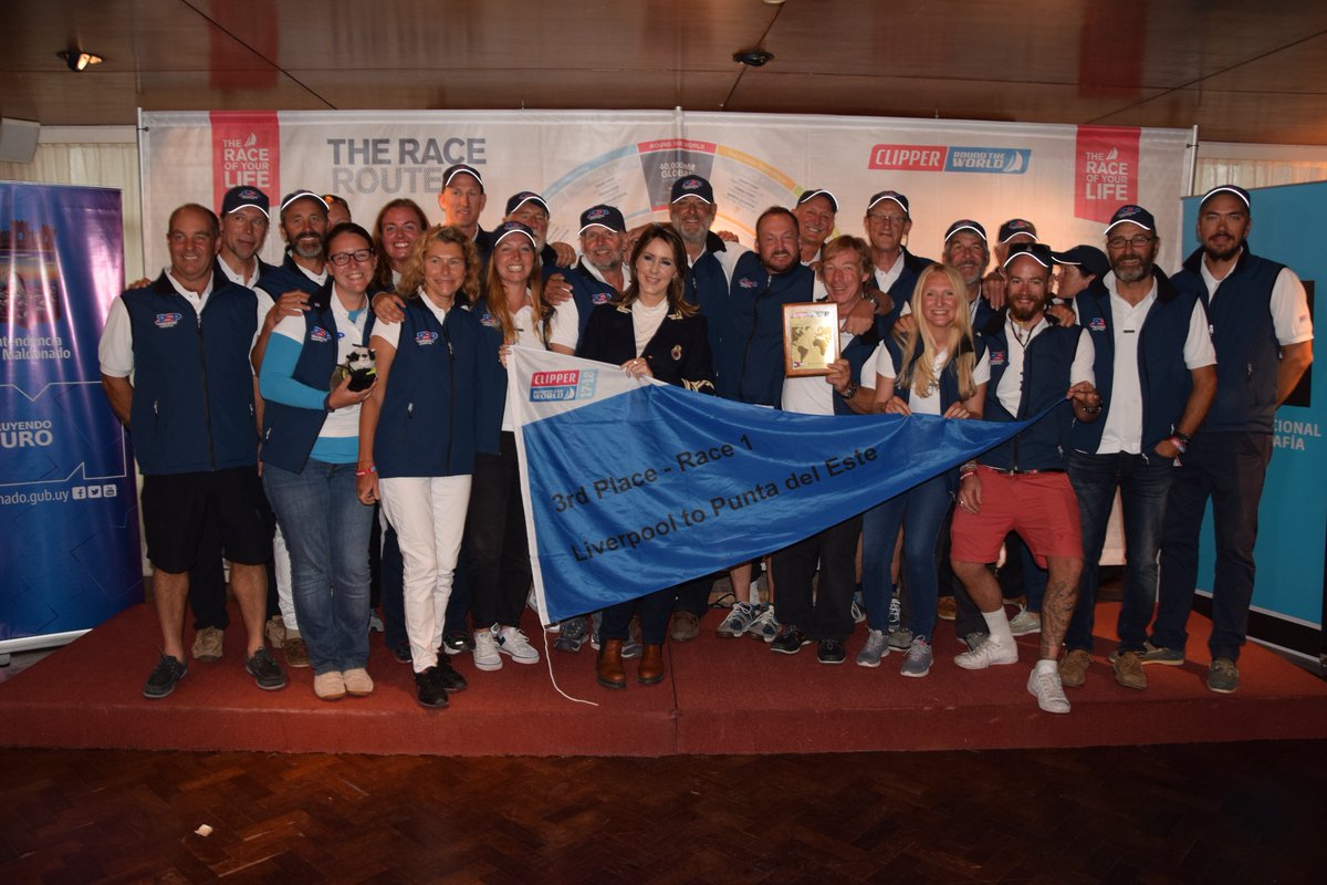 PSPMarine's tweet photo. With a week to go until the teams arrive at Sanya, PSP Logistics are now in second place! Is there another podium finish in sight? In the meantime, let's have a throwback to the last 3 podium finishes! #ThrowbackThursday #podiumfinish #ClipperRace #raceofyourlife #PSPLogistics https://t.co/WxjRq64cZu