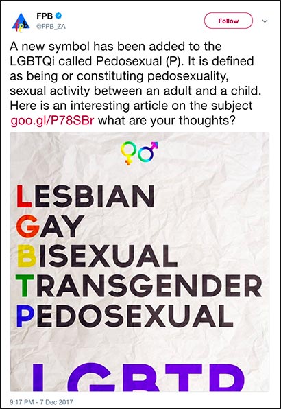 BerthaMovieHous's tweet photo. @johntrengove Least we forget - not only spreading fake news but happy to perpetuate disgusting, false and deeply damaging and hurtful stereotypes about queer communities... #fpb #InxebaWillRise #Inxeba "rampant, shameless homophobia" indeed. https://t.co/VZlur37djE