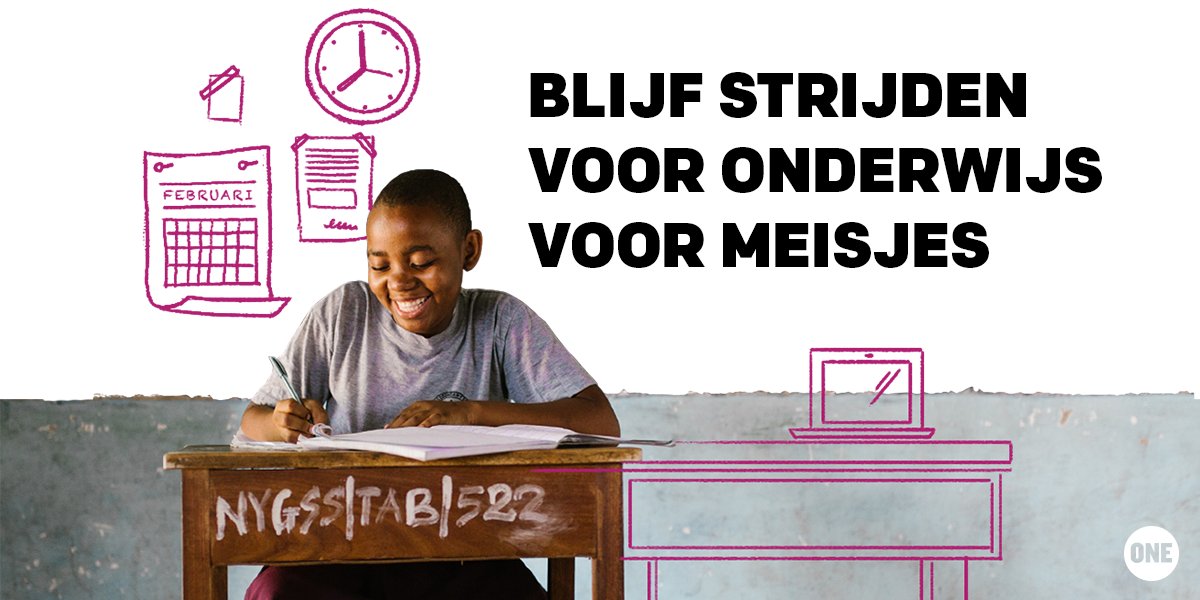 Maritza_ONE's tweet photo. Nederland gaat weer investeren in onderwijs! Bedankt minister Sigrid Kaag (@SigridKaag). Ik hoop dat Nederland 100 miljoen euro toezegt zodat miljoenen meisjes naar school kunnen. https://t.co/sJaT39WFB4