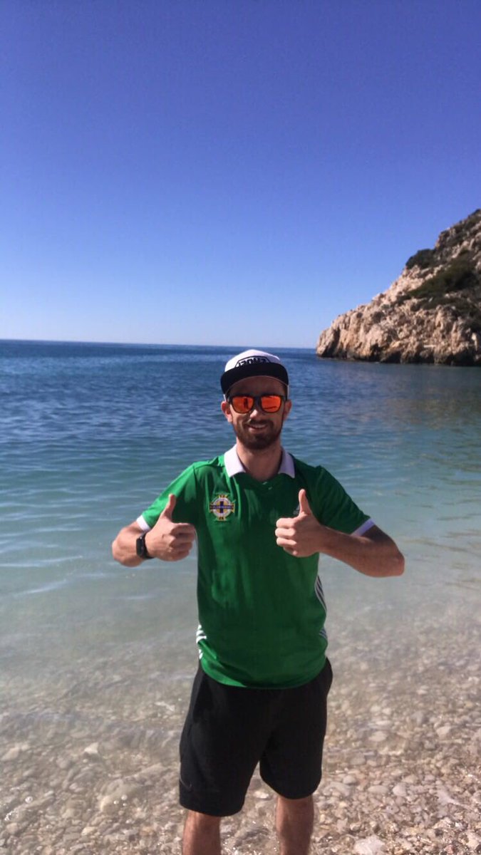 GIrwinRacing's tweet photo. Solid day at office - Deal sorted with @ncoates65 to spot and help out with my racing activities in 2018. Good pick worse places to make the phone call from . #grenadella #playa https://t.co/G02LzEyUt3