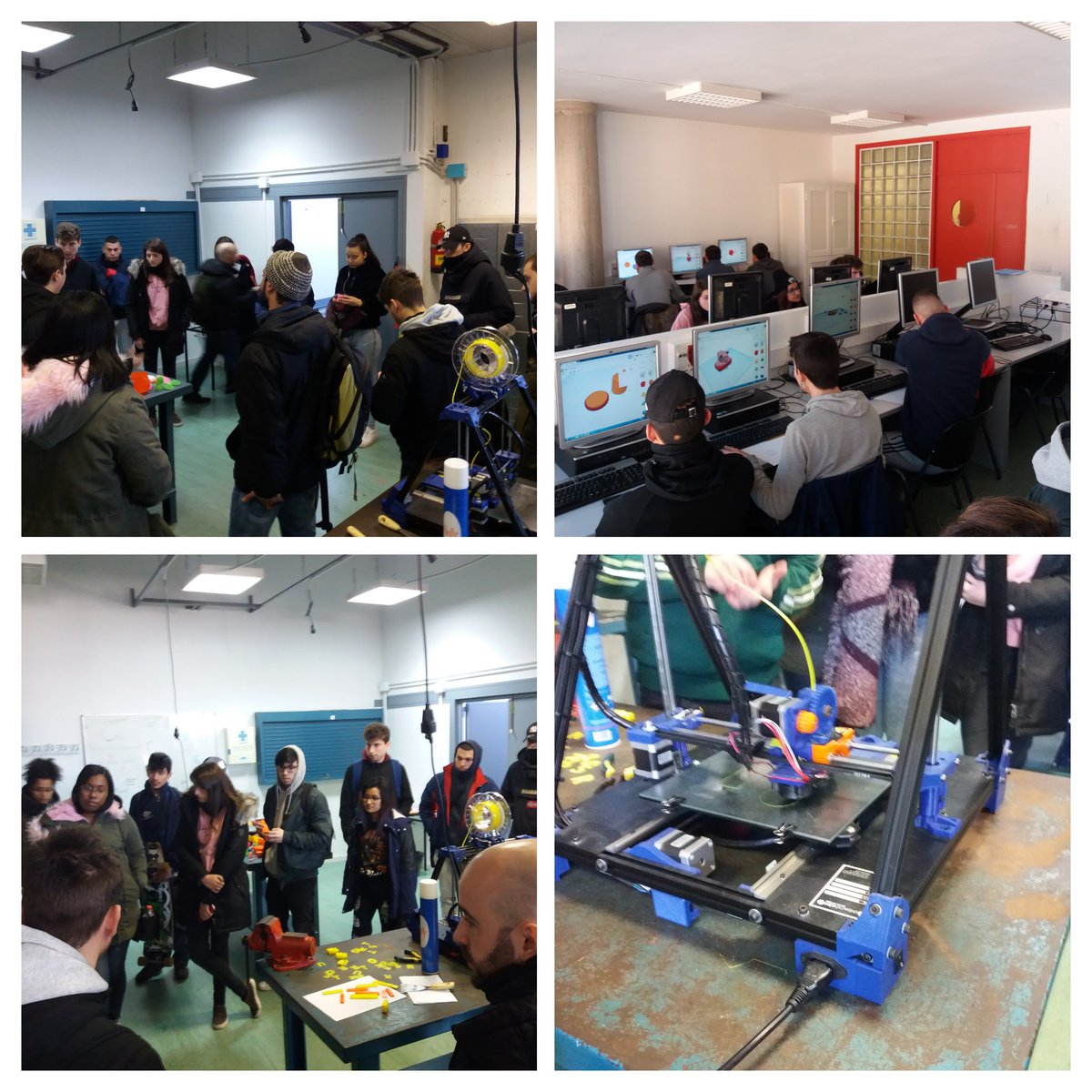 Avui novament hem comptat amb la participació d'uns altres grups dels joves del projecte formatiu L'H Play