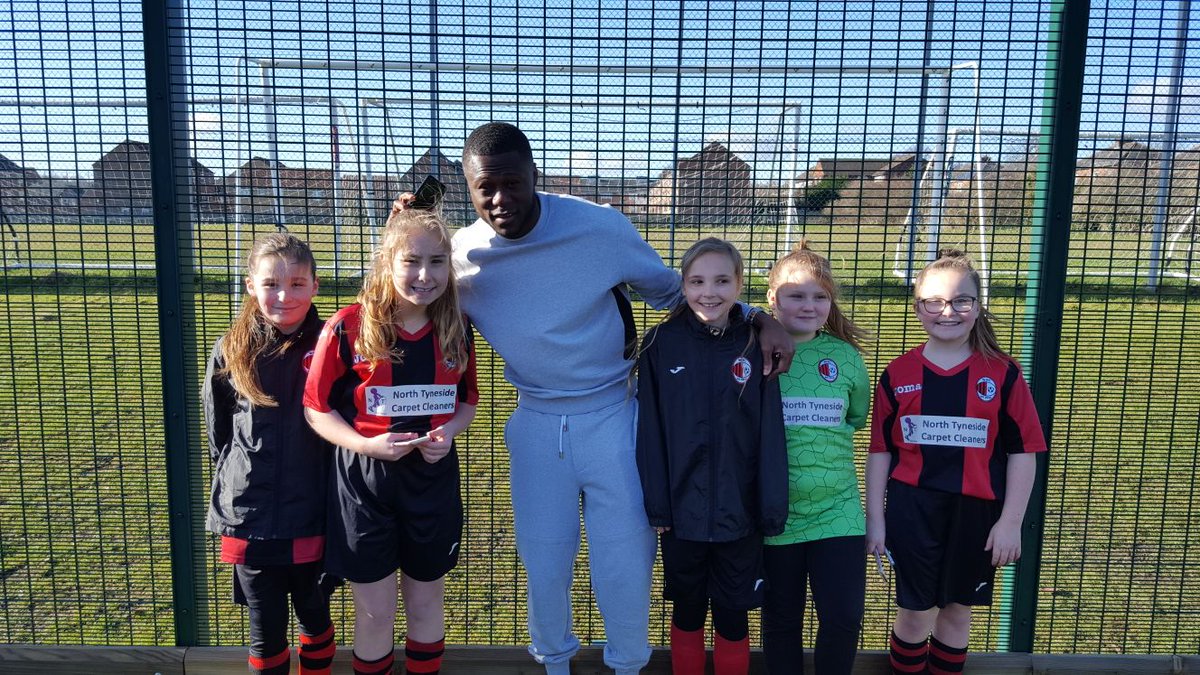 Some of our girls form the Angels, Flames, Rascals, Swifts &amp; Jets, who attended today's official opening #OnwardsandUpwards