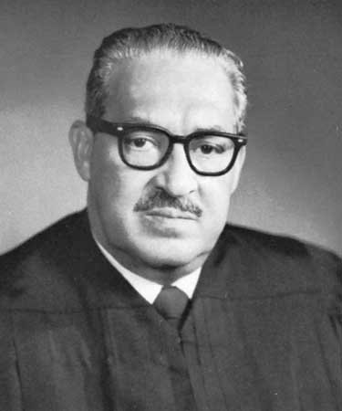 Thurgood Marshall was the first African American ever appointed to the United States Supreme Court. He was appointed by President Lyndon B. Johnson, and served on the Supreme Court from 1967 to 1991. #BlackHistoryMonth