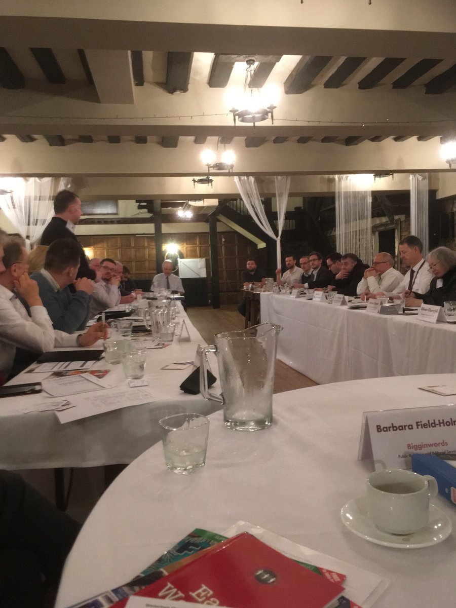 Serious business being done this morning <a href="/BNIWesterham/">BNI Westerham</a> at our Visitors' Day. Wish you'd come? Get in touch <a href="/bigginwords/">Barbara Field-Holmes</a> if you'd like to join us one morning. <a href="/Thinkpad_Print/">Thinkpad Group</a> <a href="/amoorephotouk/">ANDREW MOORE</a> @sparrowdecor <a href="/simon5and3/">5and3:Simon Dawson</a> <a href="/Oxtedkb/">Oxted Kitchens</a> <a href="/CFTflooring/">CFT Flooring & Bldng</a> <a href="/BNIKent/">BNI Kent #BNIKent</a>