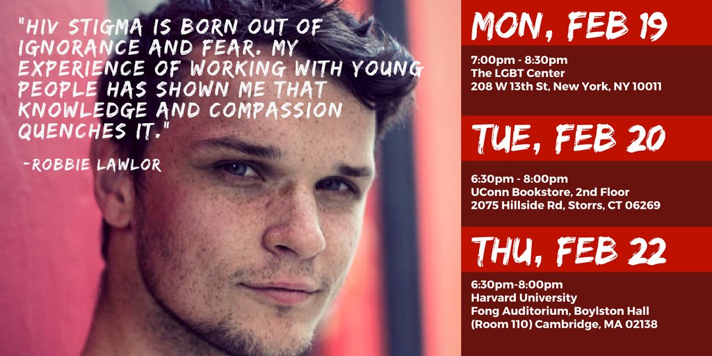 FightGlobalAIDS's tweet photo. Just 4 days until the @Youth_StopAIDS #SpeakerTour18 starts it’s tour in the U.S. 🇺🇸! #ItAintOver
02/19:📍@LGBTCenterNYC 
02/20:📍@UConn
02/22:📍@Harvard https://t.co/2ccbABEpWF