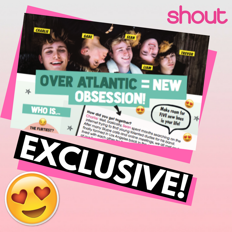 shoutmag's tweet photo. Don't miss our #EXCLUSIVE interview with @Over_Atlantic in our latest issue!🔥 Find out all about the boys @CharlieJones @seanykilleen @gabrielgomer @LiamRossmusic &amp; @trevorcash  💕OUT NOW! https://t.co/LV1Cxm2pLJ