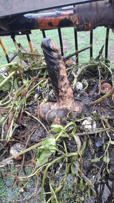 Donderpad's tweet photo. Bij het maaien van een #waterloop komen de gekste dingen naar boven ๐๐ Fout #Valentijnsdag cadeau iemand? Niet in de beek gooien he! ๐ฎ #indevuilbak #houhetproper https://t.co/WCaXSoMyJL