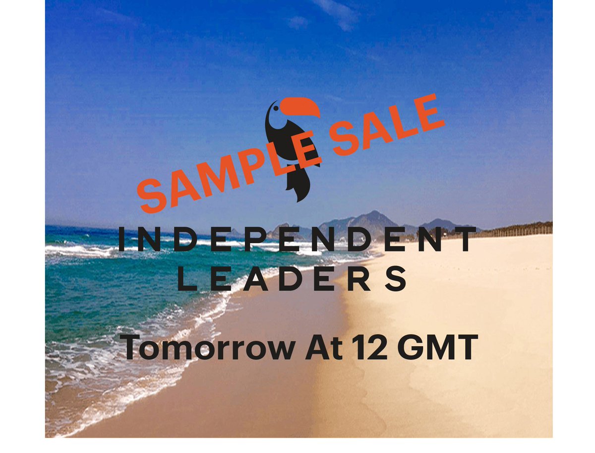 IND_LEADERS's tweet photo. IL Sample Sale! Tomorrow 12 GMT! 
#Sale #Samples #Samplesale #Exclusive #Trending #Discount https://t.co/1MY0oUzbAs