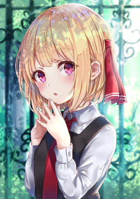 サクカ用に描いたルーミアちゃん 