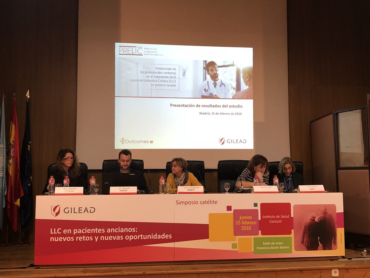 DrRaulCordoba's tweet photo. #PRELIC Preferencias de los profesionales sanitarios en el tratamiento de la Leucemia Linfatica Crónica #LLC en primera recaída #geriheme @hematogeriatria https://t.co/bnIuZcwvZI