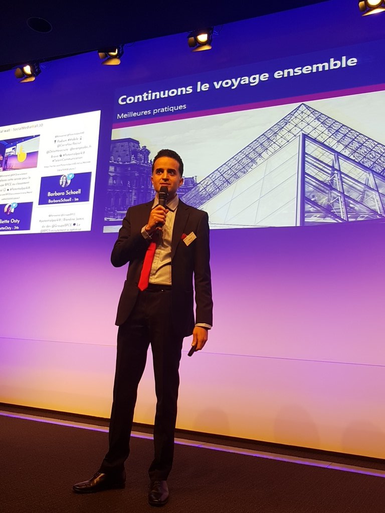 PotentialparkAB's tweet photo. 🎙️Talk d’@abdouziat sur les #bestpractices #TalentCommunication dans le monde 🗺️ ! #Potentialpark18 https://t.co/ljGaUxos81