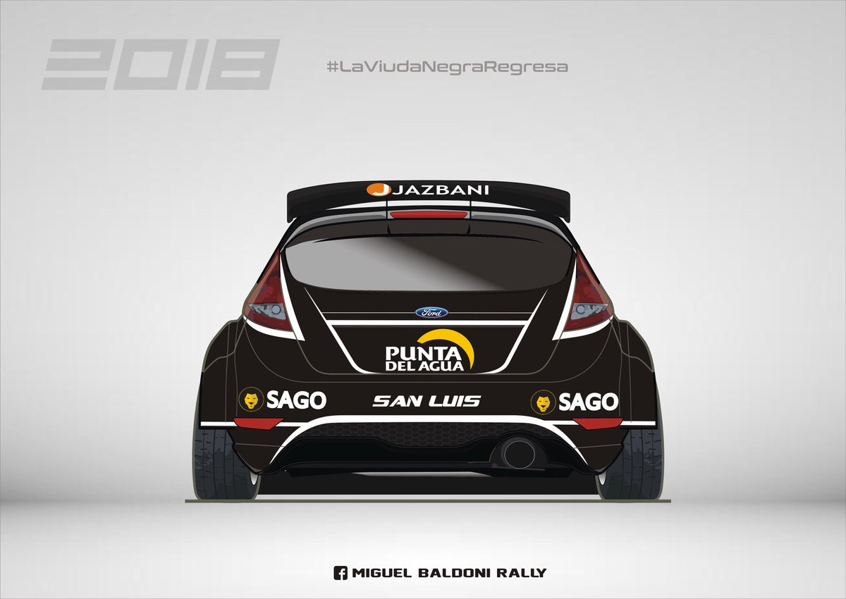 miguelbaldoni's tweet photo. Este es el nuevo diseño de #laviudanegra para este año, espero les guste😉 y logremos el campeonato 💪👊✌️🚙💨🏆 https://t.co/rIses87blx