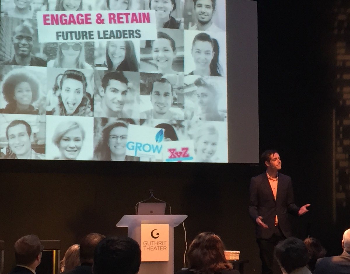 XYZUniversity's tweet photo. Talking #GenerationalDifferences #TalentGeneration with @SarahSladek @TyOlson at @MMAUpperMidwest GROW event. #MMAGrowGen https://t.co/VbhlnaBQdx