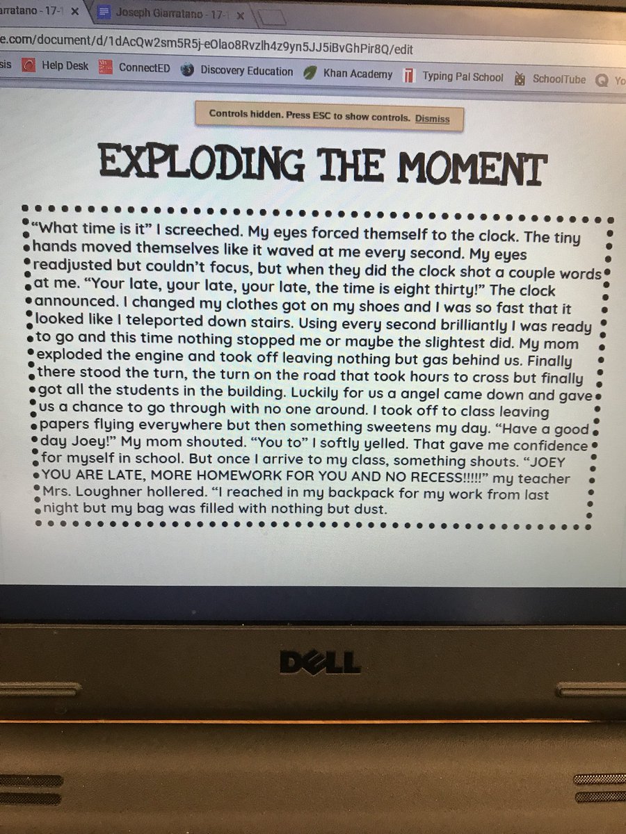 MrsLoughner5's tweet photo. Completely BLOWN away by my students! Take a look at the โGOOD STUFFโ they are using in their writing! #proudteachermoment #explodingamoment https://t.co/VufFkgUAvN
