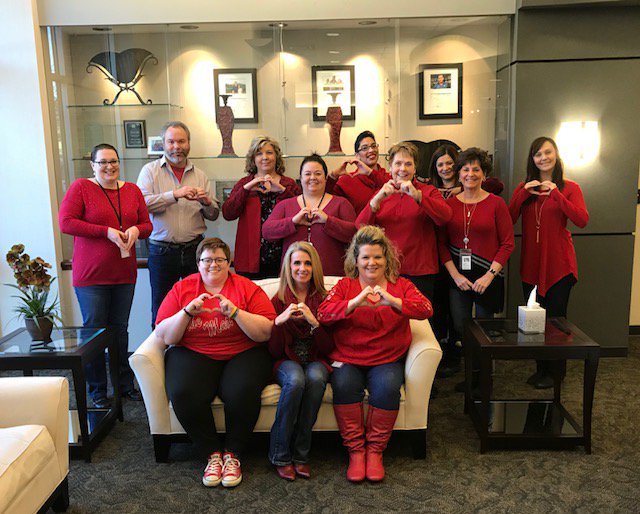 JoinTeamHealth's tweet image. Thank you to all our TeamHealthers who recently wore red to support the fight against heart disease in women. #GoRedWearRed 2018 #GoRedKnox