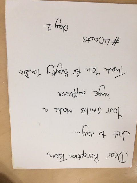 Hospicstfrancis's tweet photo. Someone has made us and our Reception team very happy.... #40acts Thank you mysterious person - it's made our day! #randomactskindness #berkhamsted #hospicecare https://t.co/MTtJ3NMLcM
