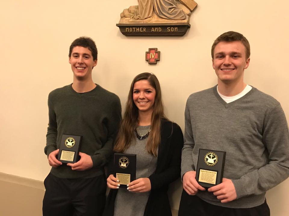 CalMum_Raiders's tweet photo. Our students also do great things outside of the classroom. Recognizing Seniors Jon @JBoilard , @dannimolisani , @mattod55 for receiving the #HandsofChrist award from their church. https://t.co/TSWYDRq1Rx