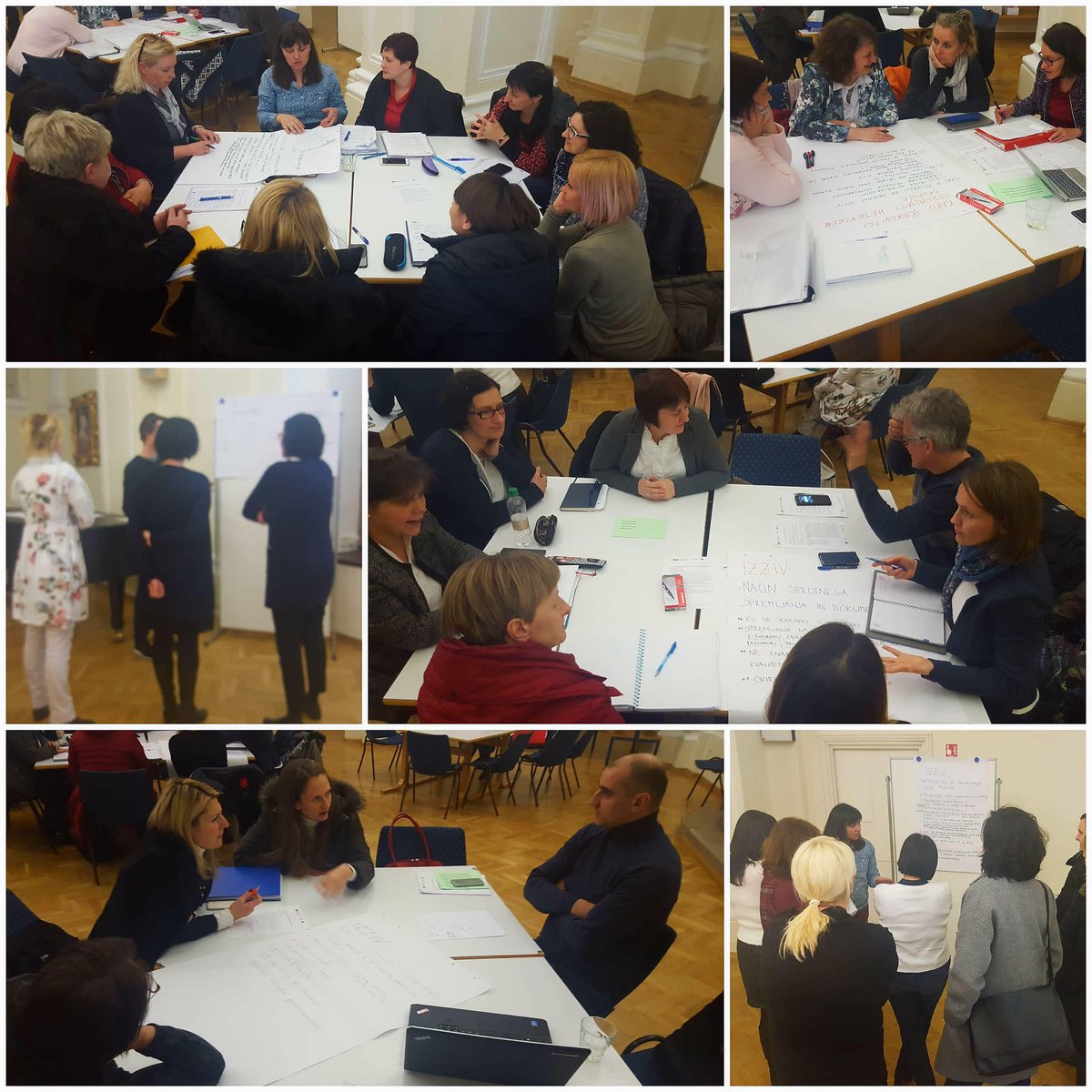 EduLeader_si's tweet photo. Plenarno o irskih izkušnjah s Sinead Touhy in #mreženje o izzivih in rešitvah #spremljanje #kakovost z OPK vrtci in šolami. #sodelovanje #izmenjava #učimose @zrss_si @poklicno #RIC https://t.co/7EXMTmnblD