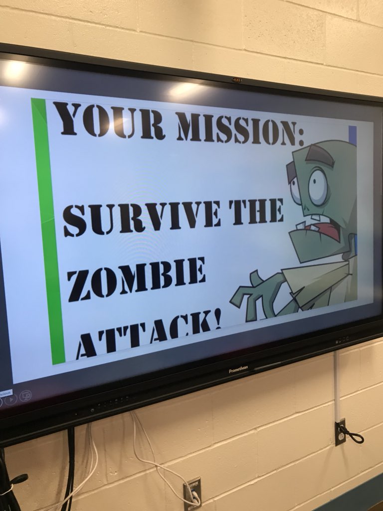 michel_delatte's tweet photo. Can we make it out alive? #zombieapocalypse #thinkingandproblemsolving #transformstjohn https://t.co/BwCAGubDLU