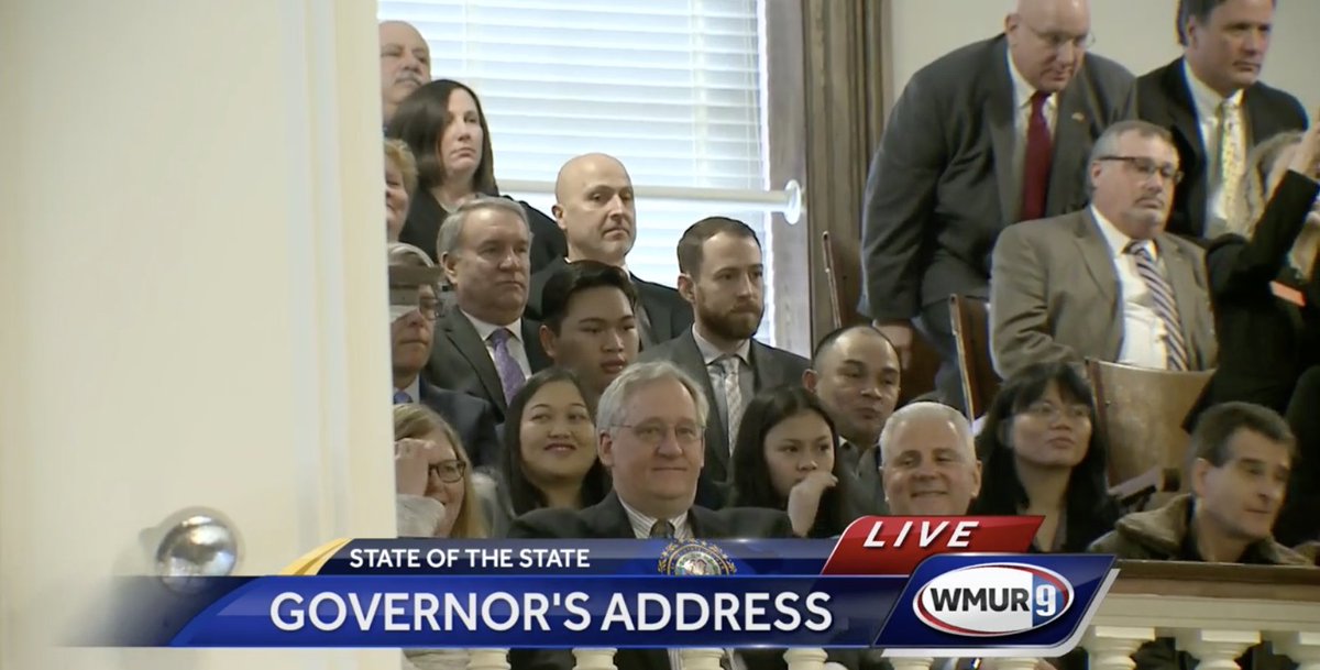 MarsysLawforNH's tweet photo. Bob &amp; Melissa Marriott, parents of Lizzi Marriott, joined @GovChrisSununu at today’s State of the State. We’re grateful for their advocacy &amp; tireless efforts to ensure victims of crime in #NH have meaningful &amp; enforceable rights #ML4NH #nhpolitics #StandWithLizzi #sots #stateofnh https://t.co/4oYacCVmrO