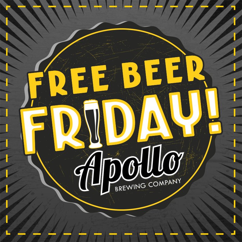 Pull in for #FreeBeerFriday tomorrow from 4pm!
Beer - <a href="/ApolloBeer/">Apollo Brew Co</a> Blonde
Password - Beer is the answer....but I can't remember the question

T&amp;Cs Apply