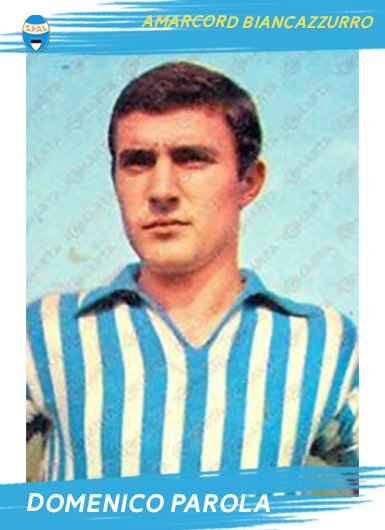 spalferrara's tweet photo. Il 15/2/45 nacque a Laveno (VA) Domenico Parola.
Centrocampista elegante e tenace, vestì la maglia della @spalferrara dal 1966 al 1970 sommando 74 presenze e 5 reti.
Celebre la doppietta che realizzò nella vittoria biancazzurra sul campo del Bologna (2-3).
#ForzaSPAL #SPAL110 https://t.co/iUgFiBglgd