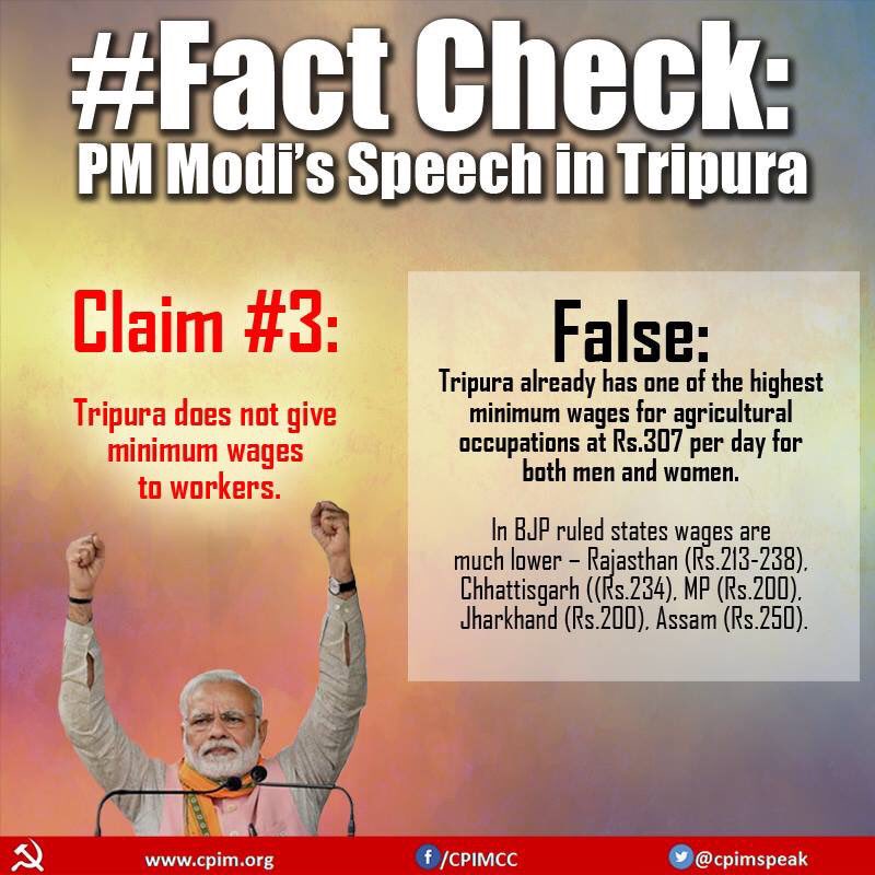 pycpim's tweet photo. #ModiLies #AntiNational #BJPLies #AntiTribalBJP #indiaagainstbjp #People1stTripuraModel
#Left4Tripura #Tripura #CPIM #IndiaWithCommunist #Socialism #India #cpim4India #ManikSarkar #Vote4LeftFront #PeopleFirstModel
#LeftForTripura
#VoteForLeftFront https://t.co/h6BbwD1Y7A