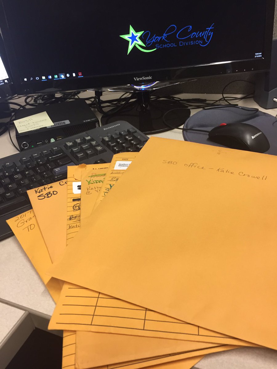 YFPEinc's tweet photo. Love all the spring grant applications coming in!! #HappyTeachersHappyStudents #SpringGrants #YCSD https://t.co/JFlqhFfkVy