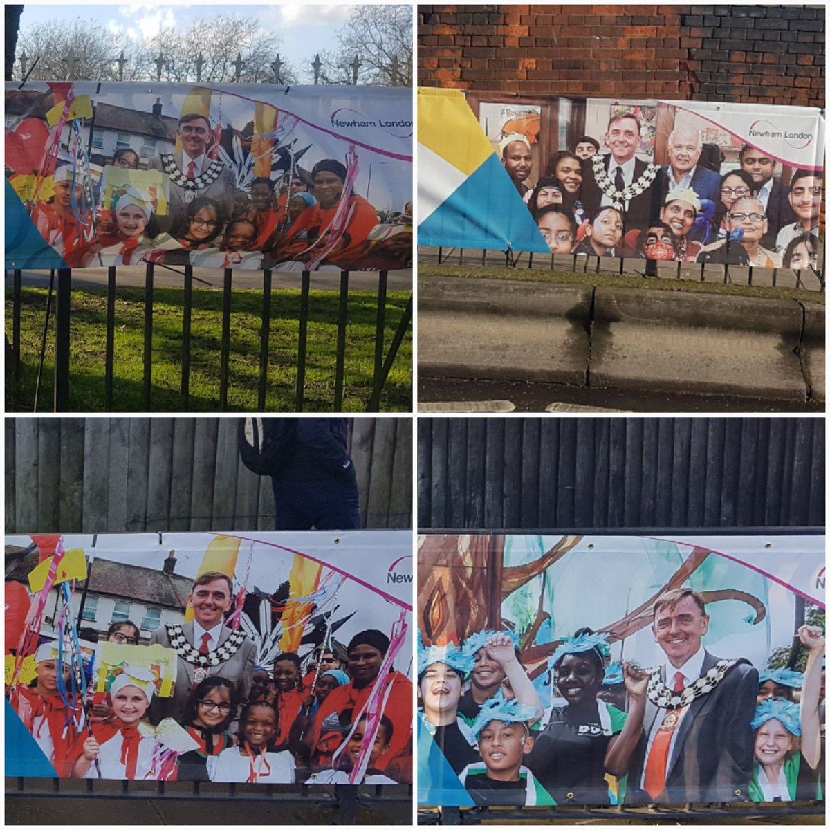 TriggerDem's tweet photo. This morning #RobinWales banners appeared across our borough. This is how Robin Wales spends your money...
#lobos #olympicstadium #Newham # https://t.co/l0K4dfgrUw