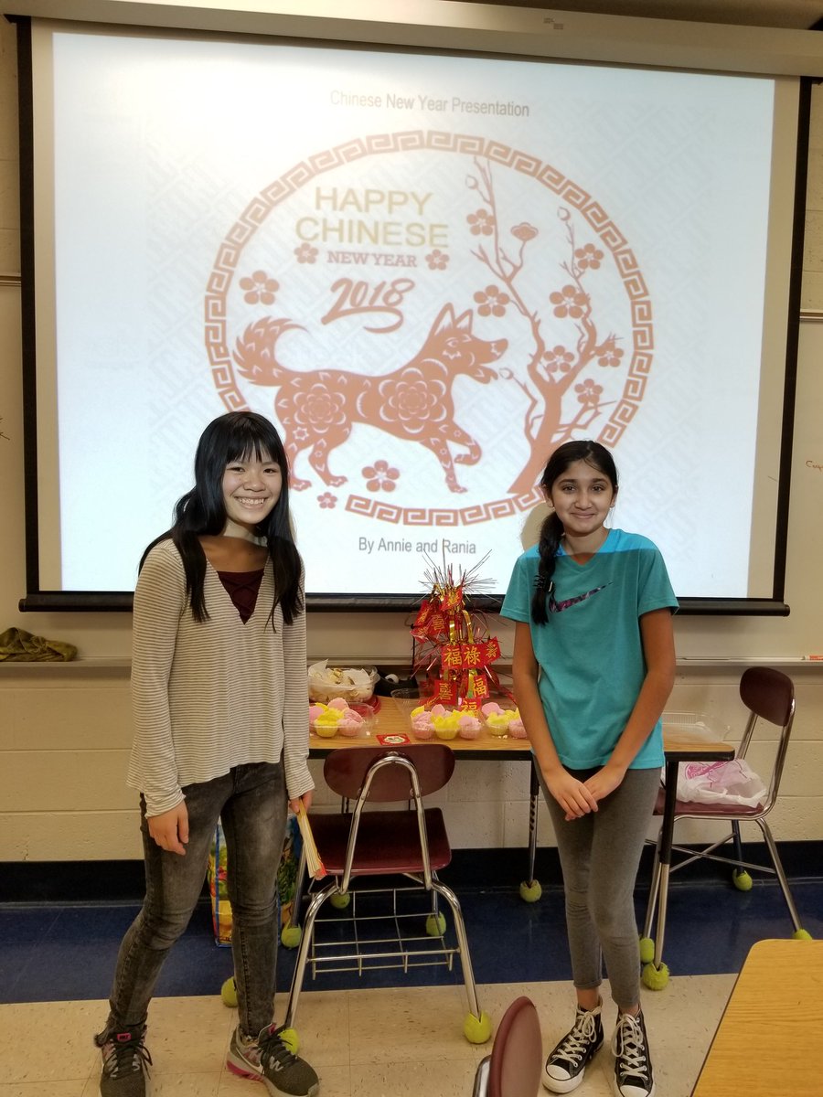 Neill5_'s tweet image. Two extraordinary students in our CPR, Annie Baxter and Rania Kolluri, teach about Chinese New Year and lead the game "10" in Mandarin. @HaddonfieldMS #awesomestudents #diversity_is_our_strength
#Room271rocks