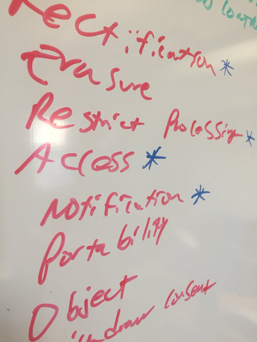 fredsaunderson's tweet image. When there’s network disruption at work, what can one do other than have a pop #GDPR quiz?! #datasubjectrights