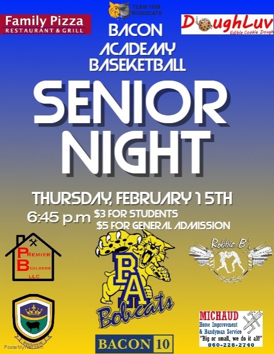 JaredTSmith24's tweet photo. Come through for Senior Night! ⚫️Wear black⚫️ Shoutout to my boy @Justin_Avery6 for everything https://t.co/lqaYtT8KmL