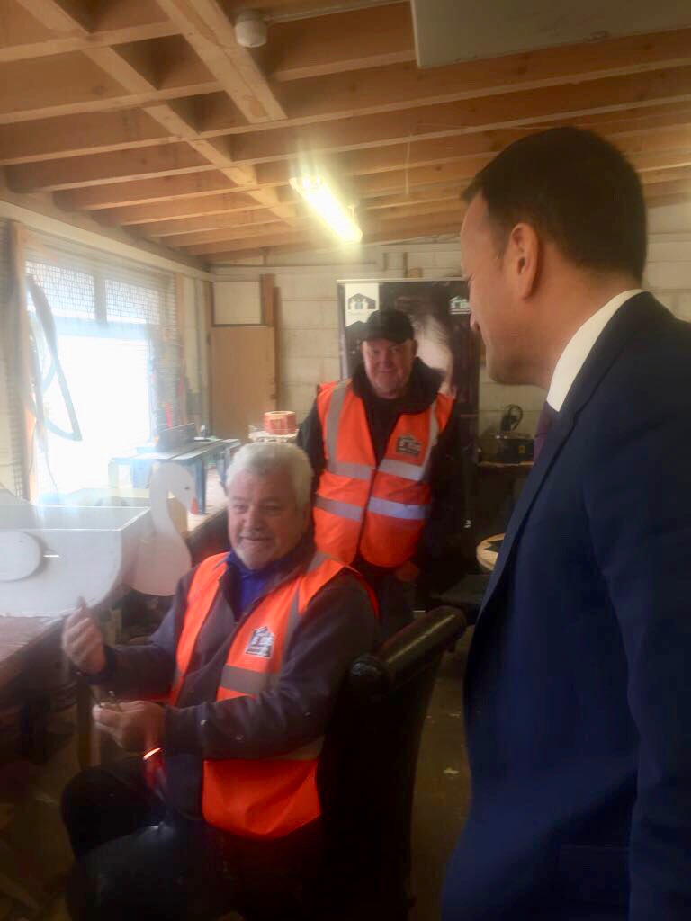 Leo Varadkar (@leovaradkar) on Twitter photo Met some great people at the Men’s Shed in Mulhuddart today. And picked up some handy tips too! #dubw <a href="/IrishSheds/">Irish Men's Sheds Association</a> Met some great people at the Men’s Shed in Mulhuddart today. And picked up some handy tips too! #dubw <a href="/IrishSheds/">Irish Men's Sheds Association</a>