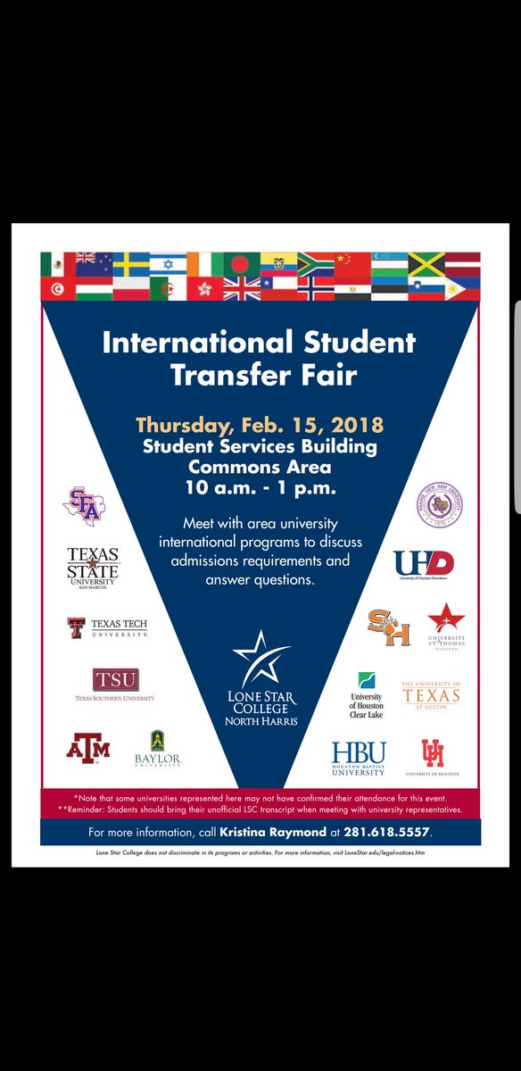 USTSaraJohnson's tweet image. Looking forward to meeting @LSCNorthHarris students today until 1pm! @USTadmissions #internationalstudents #Transfet2UST #transferscholarships #Smiles4Everyone