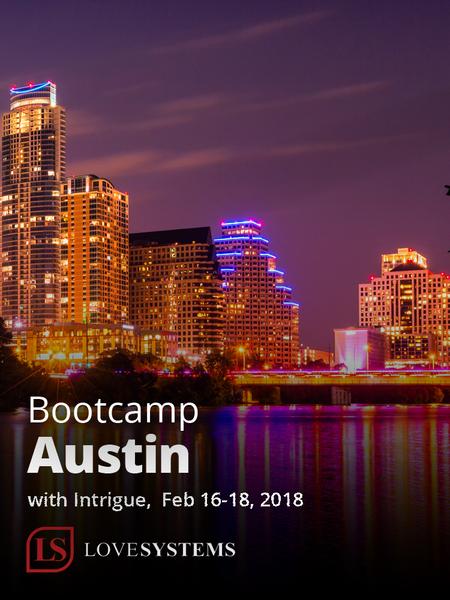 LS_Sphinx's tweet image. ** Love Systems Bootcamp in Austin, Texas with Intrigue, February 16th - 18th 2018 **
Learn directly from one of the world's top dating coaches! This is a bootcamp that you do not want to miss.

Learn More Here: bit.ly/2HhByVO

#onlinedating #single