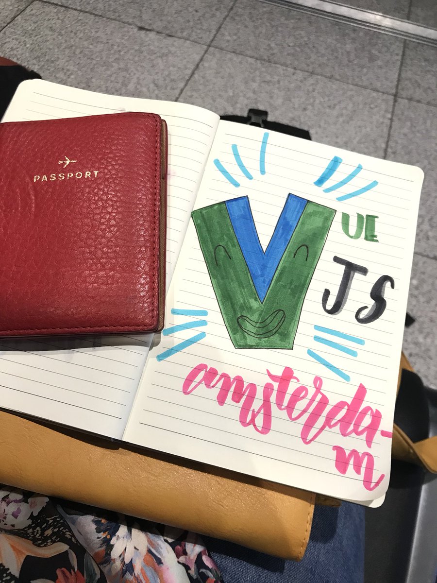 SuFromIndia's tweet photo. Vuejs Amsterdam, here I come @vuejs @vuejsamsterdam #vuejsconf #vuejsamsterdam https://t.co/MiJmisMc5z
