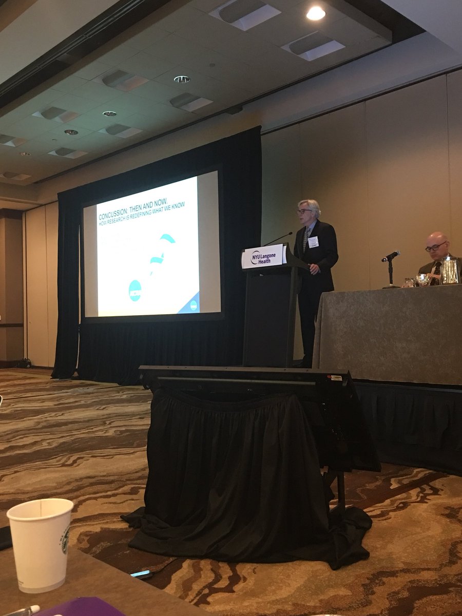 drtinamaster's tweet photo. @BrianHainline presenting @nyulangone #concussionconference concussions then and now - how @NCAA @NCAA_SSI @NCAAResearch @CareConsortium is changing our understanding of concussion in sports https://t.co/3QnWSc7bR8