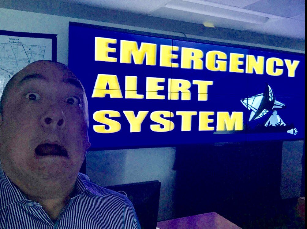 rusnivek's tweet image. Lotsa exercise simulated EAS messages being sent by #PIOs today in this training for #APIO at EMI #MPIO