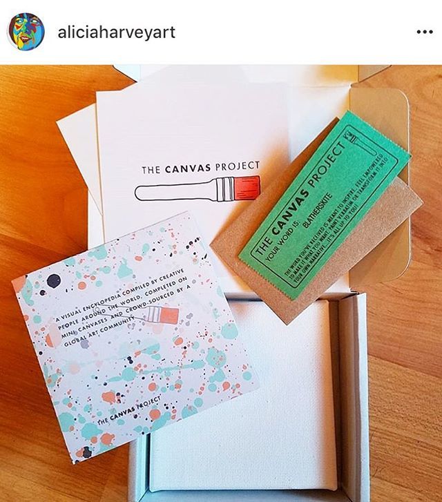 sketchbkproject's tweet photo. Thanks @aliciaharveyart for sharing your excitement! We love seeing folks jumping right in to see what they can do with their promoted word. #repost #canvasprompt https://t.co/2vUi4pBd0O https://t.co/a3epKhkkYx