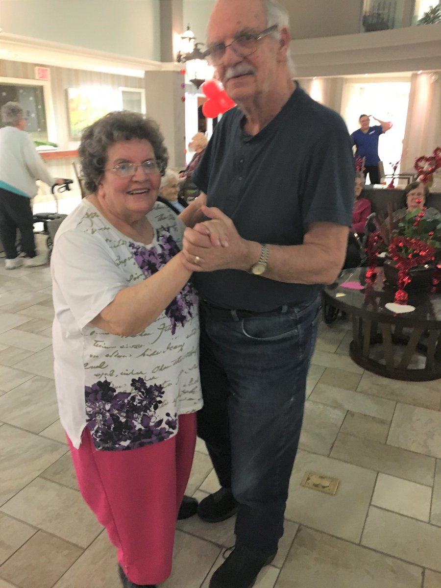 VillaDeRose's tweet photo. Last night, Residents and guests enjoyed a wonderful Valentine's Day Dance after their special dinner! 💃🕺 https://t.co/9HzstBuMJ9