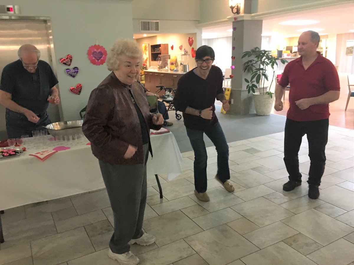 VillaDeRose's tweet photo. Last night, Residents and guests enjoyed a wonderful Valentine's Day Dance after their special dinner! 💃🕺 https://t.co/9HzstBuMJ9